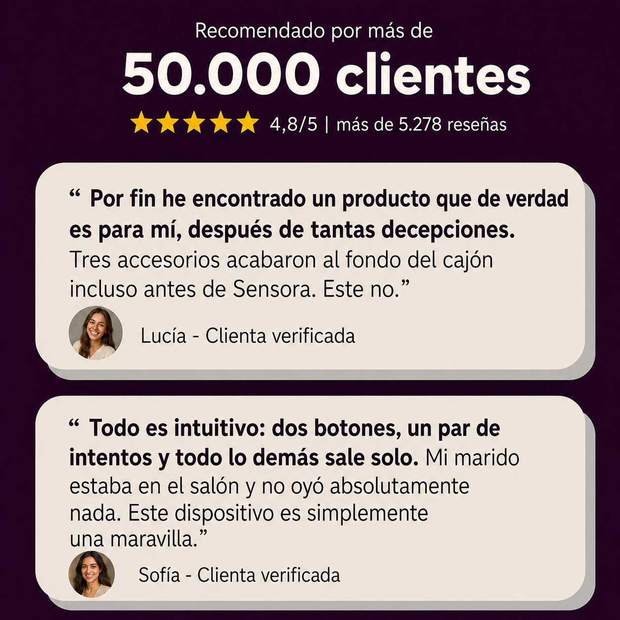 WakeUp Sensora - Con tecnología TripleWave™